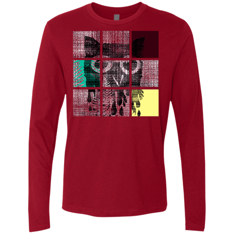T-Shirts Cardinal / S Looking Glass Owl Men's Premium Long Sleeve