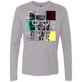 T-Shirts Heather Grey / S Looking Glass Owl Men's Premium Long Sleeve