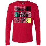T-Shirts Red / S Looking Glass Owl Men's Premium Long Sleeve