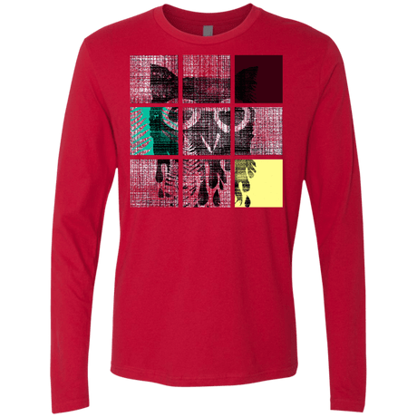 T-Shirts Red / S Looking Glass Owl Men's Premium Long Sleeve