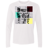 T-Shirts White / S Looking Glass Owl Men's Premium Long Sleeve