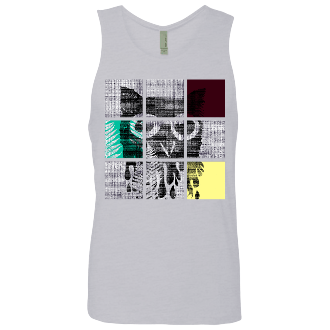 T-Shirts Heather Grey / S Looking Glass Owl Men's Premium Tank Top