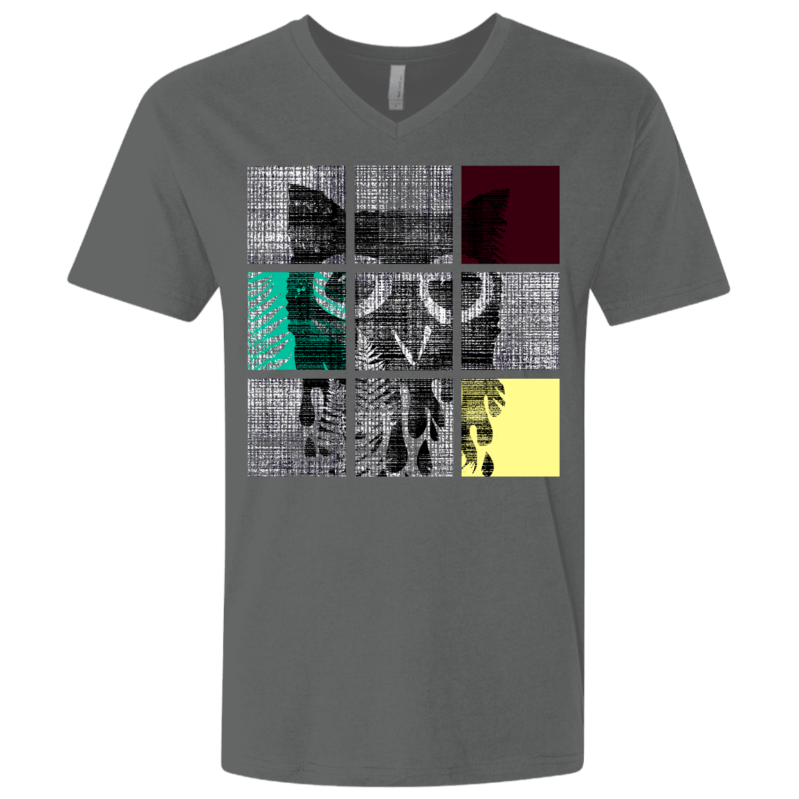 T-Shirts Heavy Metal / X-Small Looking Glass Owl Men's Premium V-Neck