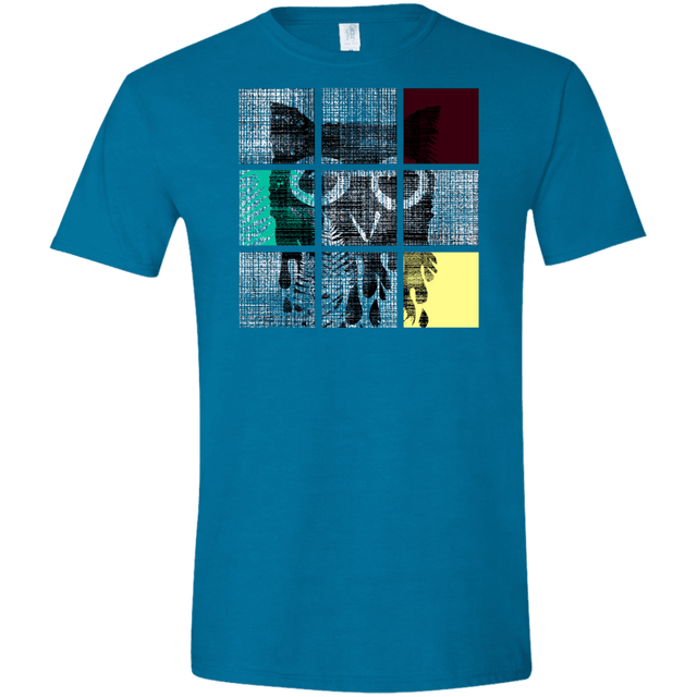 T-Shirts Antique Sapphire / S Looking Glass Owl Men's Semi-Fitted Softstyle