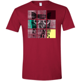 T-Shirts Cardinal Red / S Looking Glass Owl Men's Semi-Fitted Softstyle