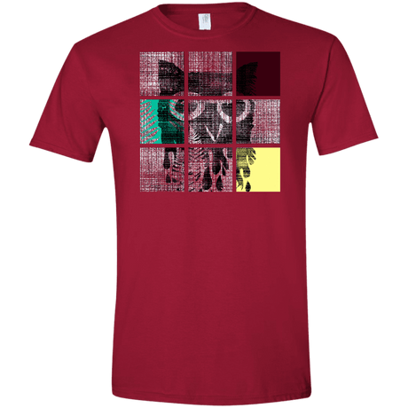 T-Shirts Cardinal Red / S Looking Glass Owl Men's Semi-Fitted Softstyle