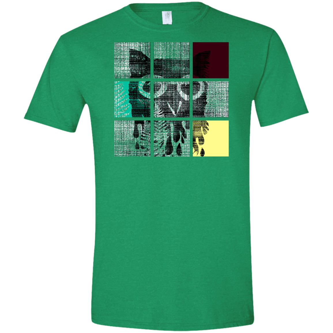 T-Shirts Heather Irish Green / S Looking Glass Owl Men's Semi-Fitted Softstyle