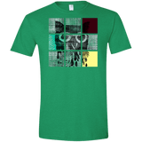 T-Shirts Heather Irish Green / S Looking Glass Owl Men's Semi-Fitted Softstyle