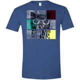 T-Shirts Heather Royal / X-Small Looking Glass Owl Men's Semi-Fitted Softstyle