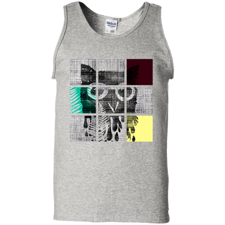T-Shirts Ash / S Looking Glass Owl Men's Tank Top