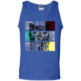 T-Shirts Royal / S Looking Glass Owl Men's Tank Top