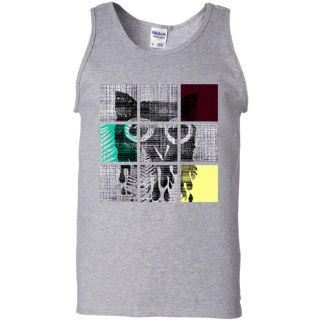 T-Shirts Sport Grey / S Looking Glass Owl Men's Tank Top