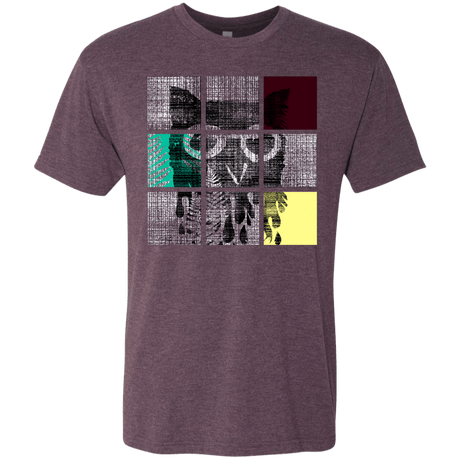 T-Shirts Vintage Purple / S Looking Glass Owl Men's Triblend T-Shirt