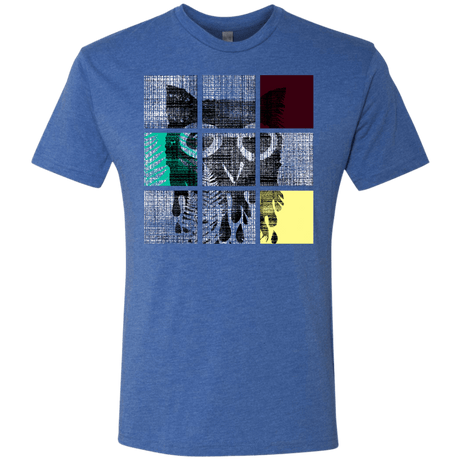 T-Shirts Vintage Royal / S Looking Glass Owl Men's Triblend T-Shirt
