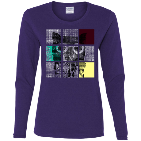 T-Shirts Purple / S Looking Glass Owl Women's Long Sleeve T-Shirt