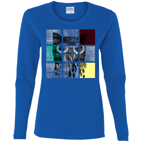 T-Shirts Royal / S Looking Glass Owl Women's Long Sleeve T-Shirt