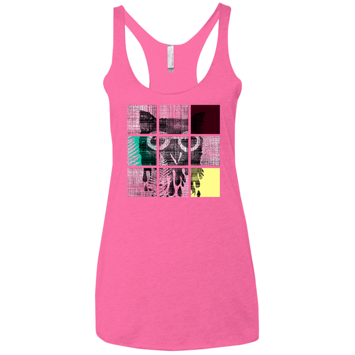 T-Shirts Vintage Pink / X-Small Looking Glass Owl Women's Triblend Racerback Tank