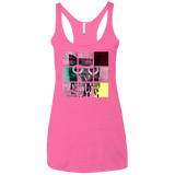 T-Shirts Vintage Pink / X-Small Looking Glass Owl Women's Triblend Racerback Tank