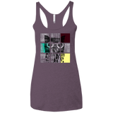 T-Shirts Vintage Purple / X-Small Looking Glass Owl Women's Triblend Racerback Tank