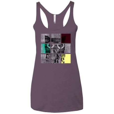T-Shirts Vintage Purple / X-Small Looking Glass Owl Women's Triblend Racerback Tank