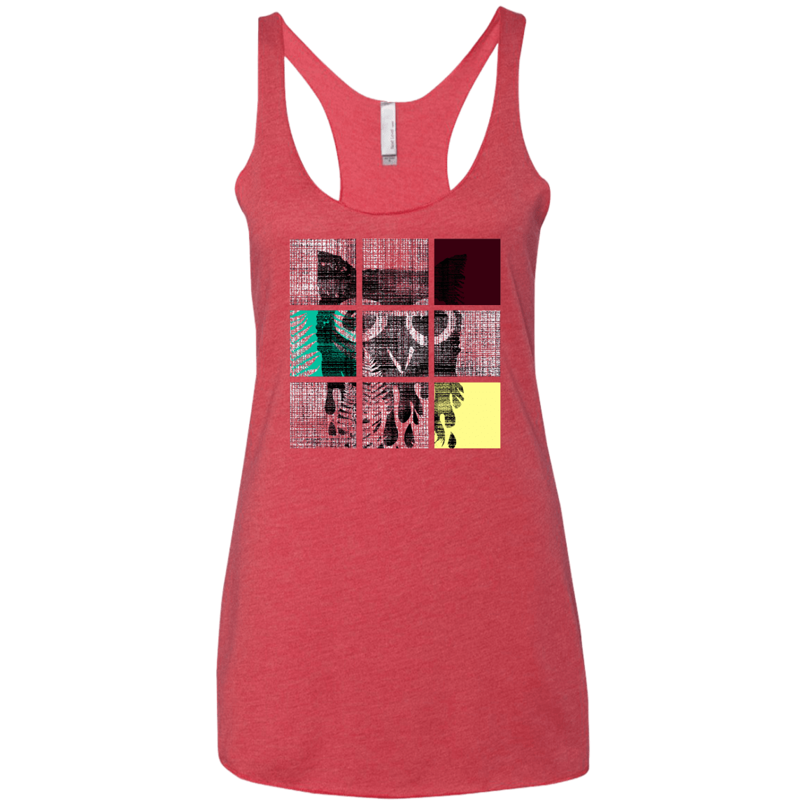 T-Shirts Vintage Red / X-Small Looking Glass Owl Women's Triblend Racerback Tank