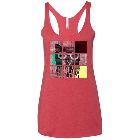 T-Shirts Vintage Red / X-Small Looking Glass Owl Women's Triblend Racerback Tank