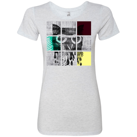 T-Shirts Heather White / S Looking Glass Owl Women's Triblend T-Shirt