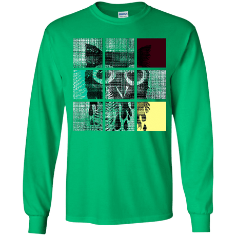 T-Shirts Irish Green / YS Looking Glass Owl Youth Long Sleeve T-Shirt