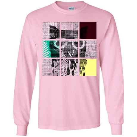 T-Shirts Light Pink / YS Looking Glass Owl Youth Long Sleeve T-Shirt