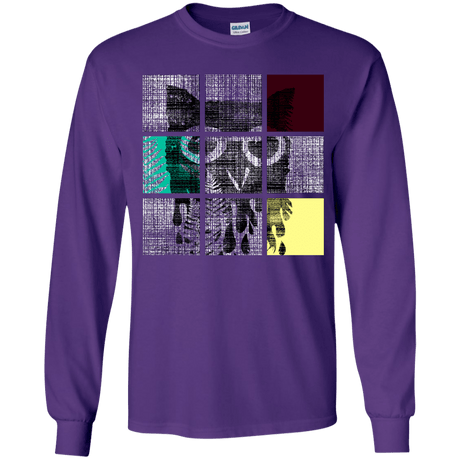 T-Shirts Purple / YS Looking Glass Owl Youth Long Sleeve T-Shirt