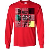 T-Shirts Red / YS Looking Glass Owl Youth Long Sleeve T-Shirt