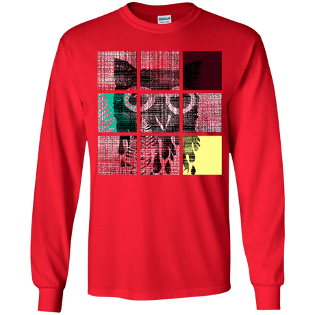 T-Shirts Red / YS Looking Glass Owl Youth Long Sleeve T-Shirt