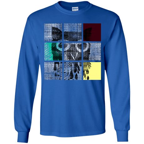 T-Shirts Royal / YS Looking Glass Owl Youth Long Sleeve T-Shirt