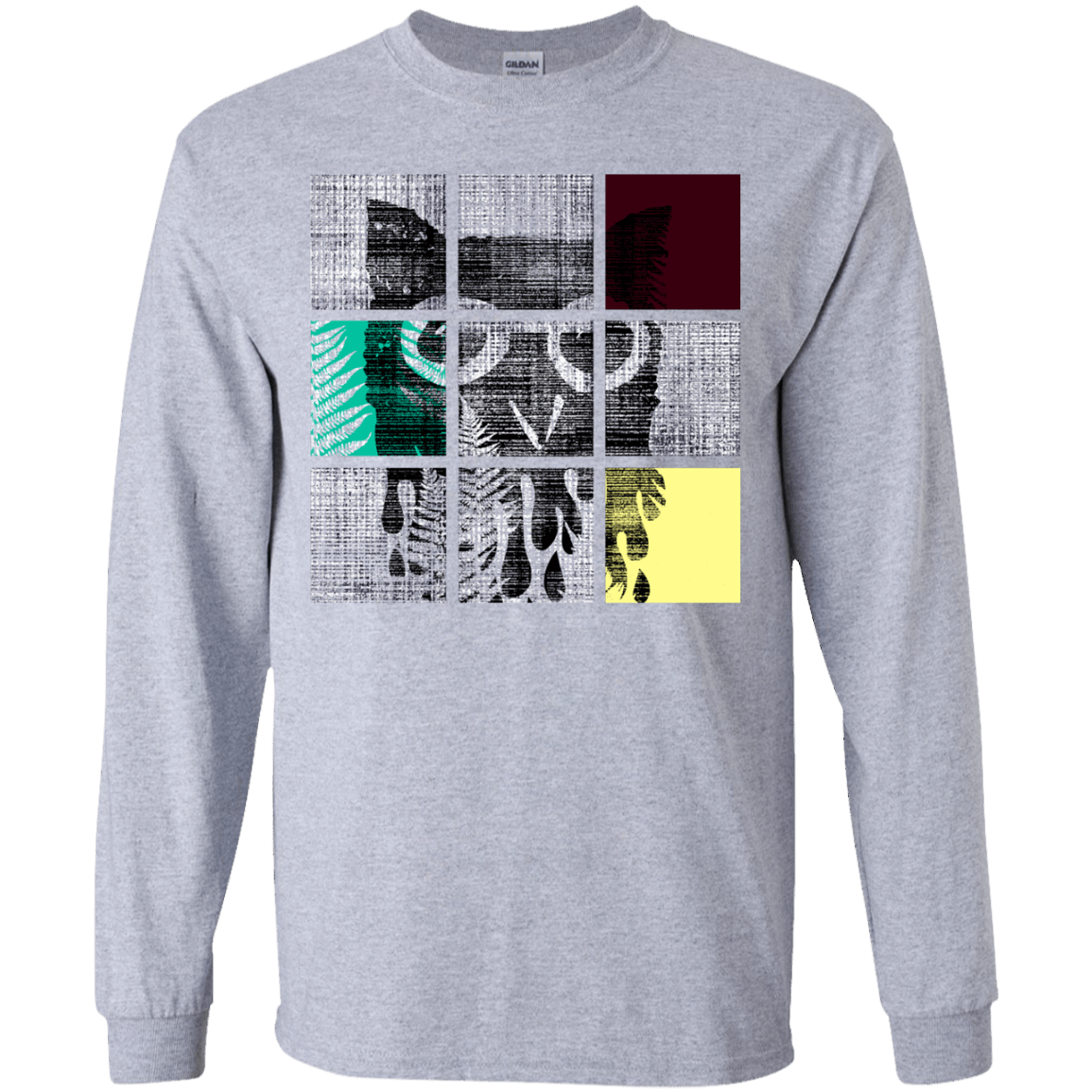 T-Shirts Sport Grey / YS Looking Glass Owl Youth Long Sleeve T-Shirt