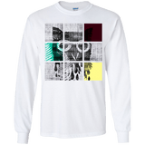 T-Shirts White / YS Looking Glass Owl Youth Long Sleeve T-Shirt