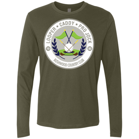 T-Shirts Military Green / Small Looper Men's Premium Long Sleeve