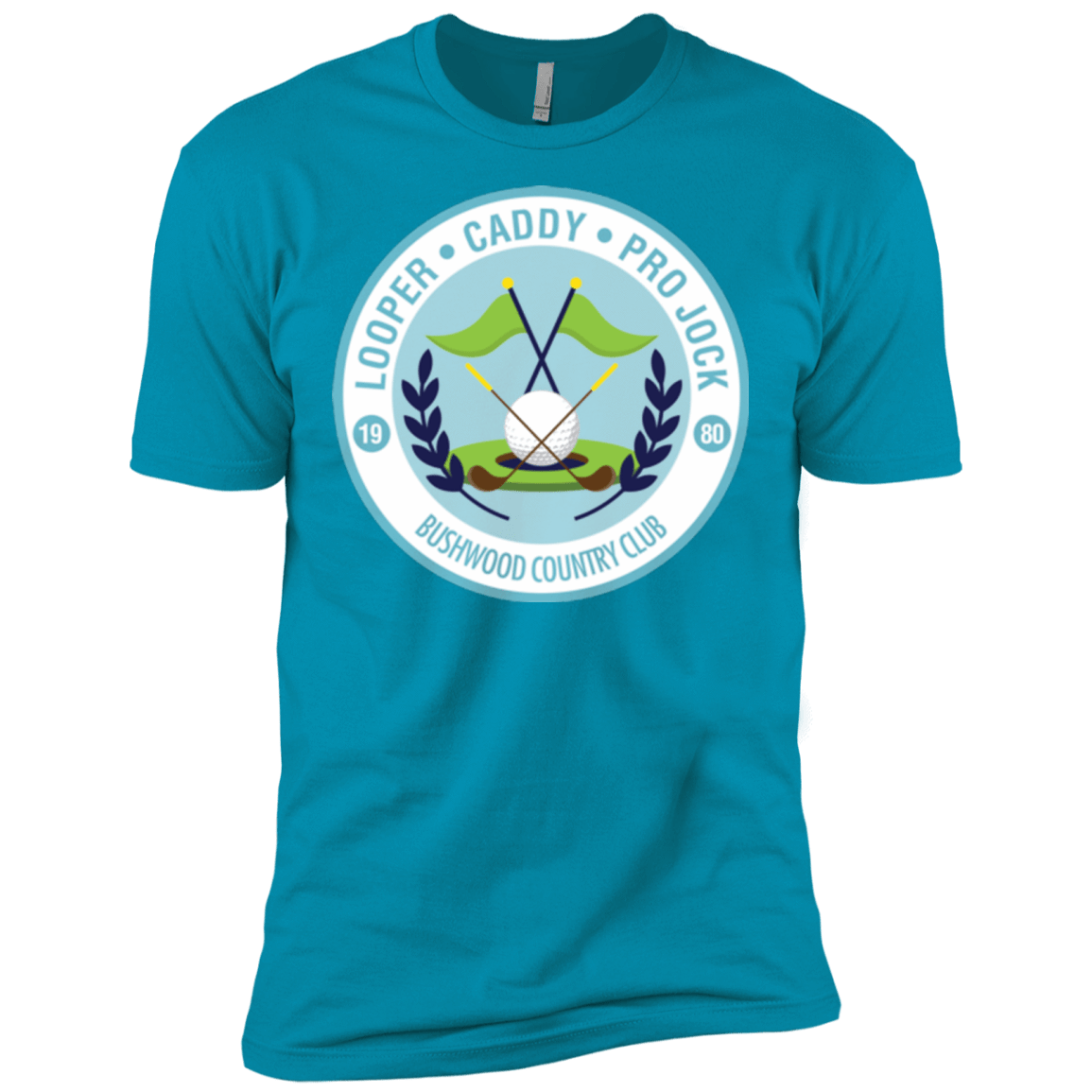 T-Shirts Turquoise / X-Small Looper Men's Premium T-Shirt