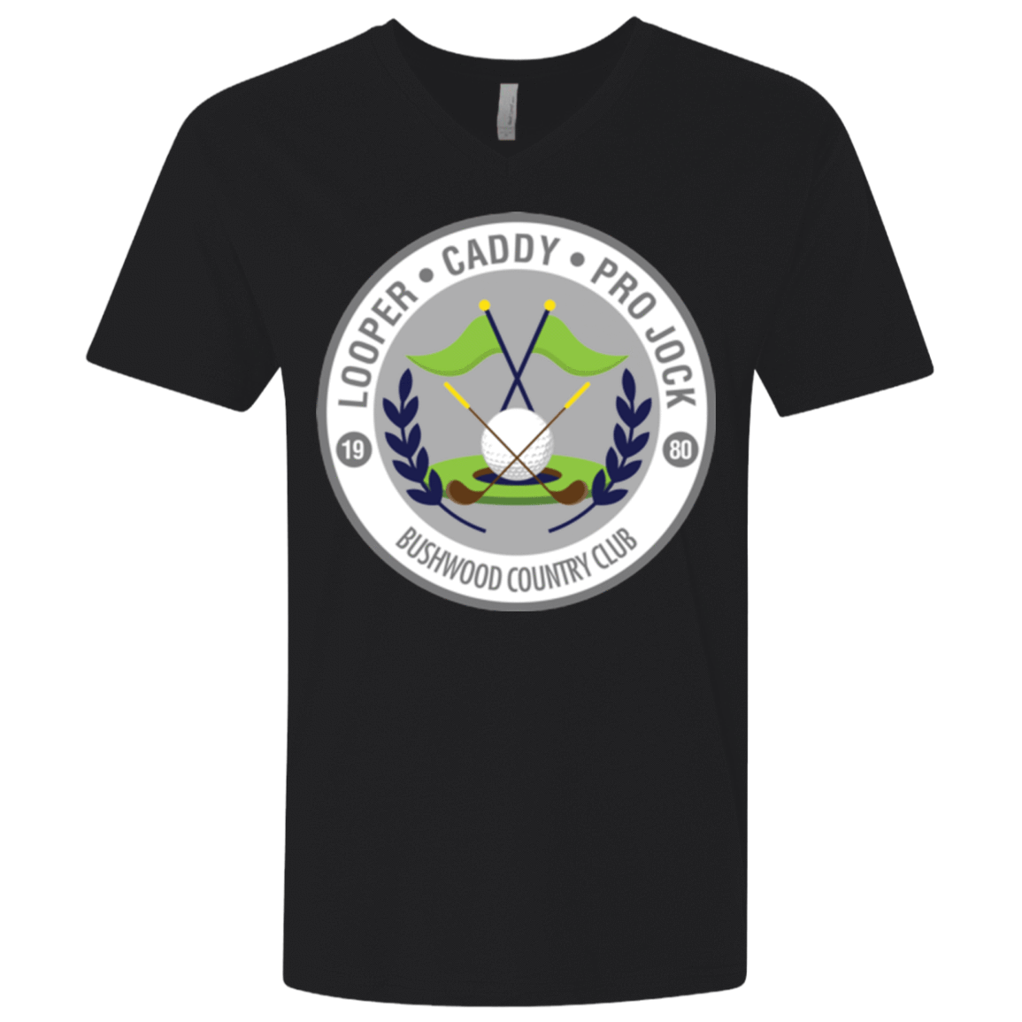T-Shirts Black / X-Small Looper Men's Premium V-Neck