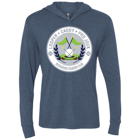 T-Shirts Indigo / X-Small Looper Triblend Long Sleeve Hoodie Tee