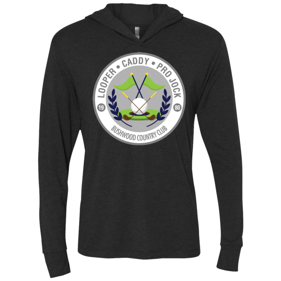 T-Shirts Vintage Black / X-Small Looper Triblend Long Sleeve Hoodie Tee