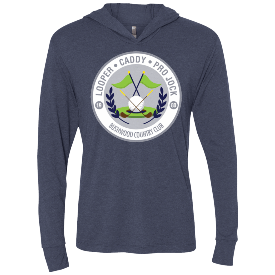 T-Shirts Vintage Navy / X-Small Looper Triblend Long Sleeve Hoodie Tee