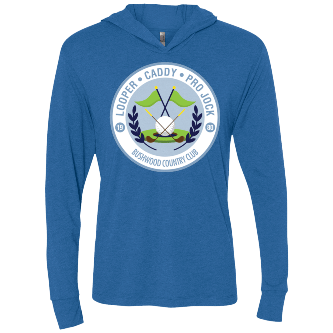 T-Shirts Vintage Royal / X-Small Looper Triblend Long Sleeve Hoodie Tee