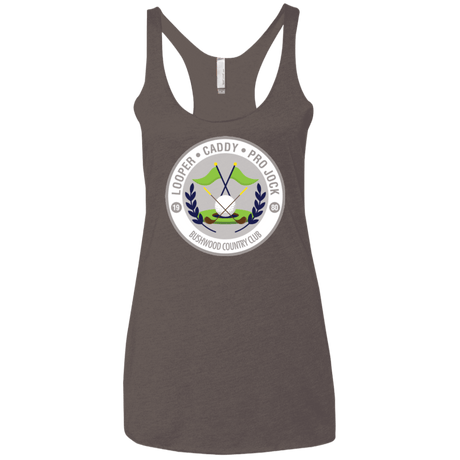 T-Shirts Macchiato / X-Small Looper Women's Triblend Racerback Tank