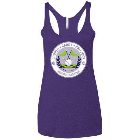T-Shirts Purple / X-Small Looper Women's Triblend Racerback Tank