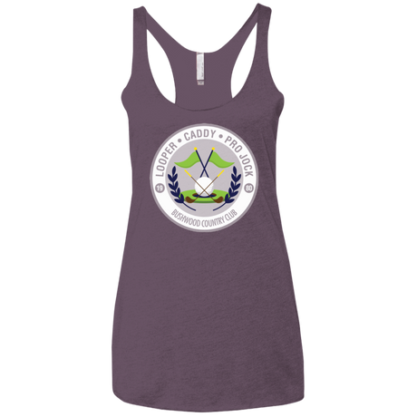 T-Shirts Vintage Purple / X-Small Looper Women's Triblend Racerback Tank