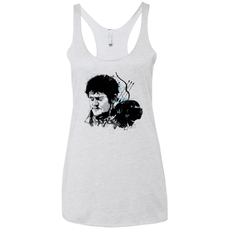 T-Shirts Heather White / X-Small LORD BOLT ON Women's Triblend Racerback Tank