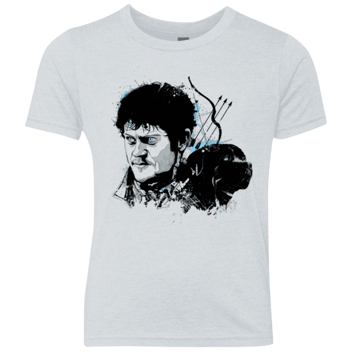 T-Shirts Heather White / YXS LORD BOLT ON Youth Triblend T-Shirt