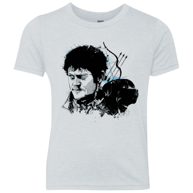 T-Shirts Heather White / YXS LORD BOLT ON Youth Triblend T-Shirt