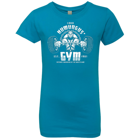 T-Shirts Turquoise / YXS Lord Humungus' Gym Girls Premium T-Shirt