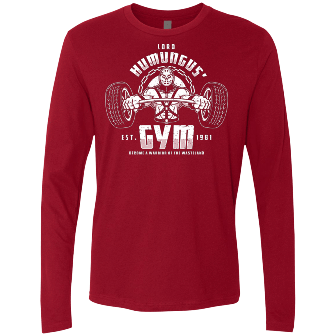 T-Shirts Cardinal / Small Lord Humungus' Gym Men's Premium Long Sleeve